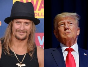 唐纳德·特朗普嘲笑他利用胡尔克·霍根(Hulk Hogan)和摇滚小子(Kid Rock)来吸引工薪阶层，尽管他们的政策是精英主义的