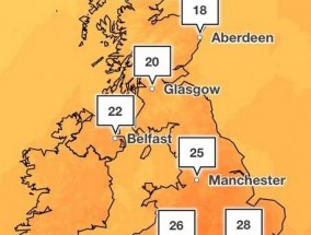 英国天气:英国人将迎来为期两周的热浪，气温将飙升至30摄氏度