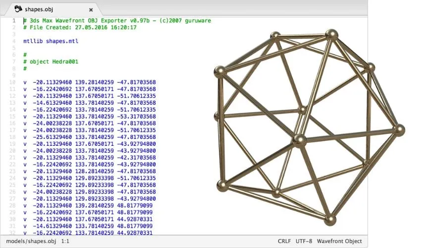 用于3D打印的OBJ文件:对多功能格式的基本见解