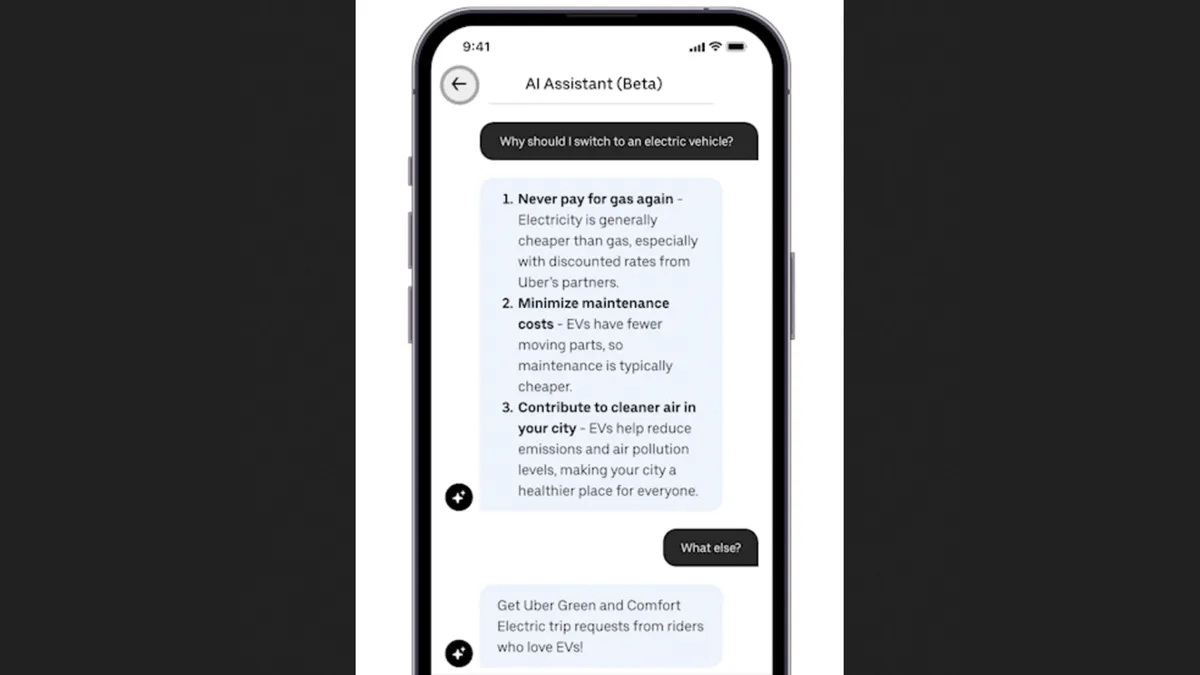 优步将ChatGPT与人工智能结合，提升电动汽车体验